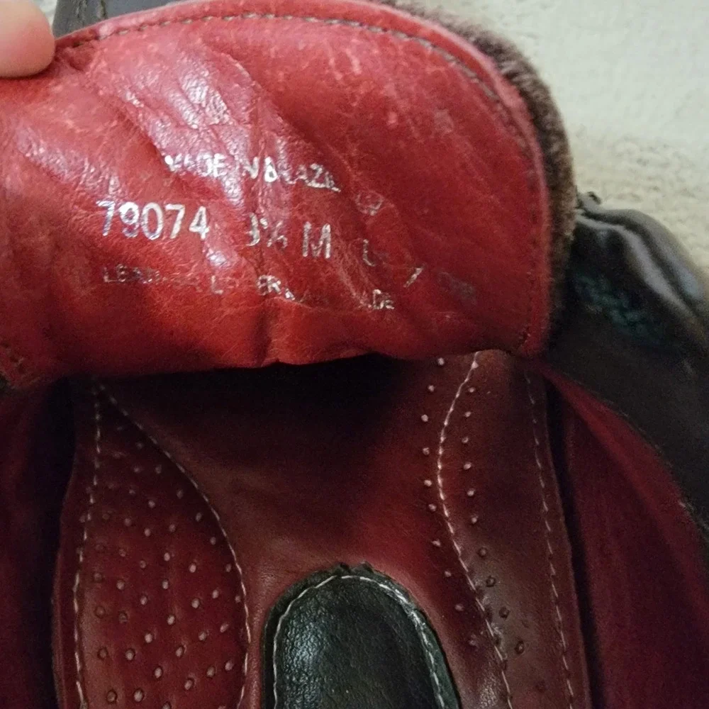 Clarks Travel Soft Mens Leather Oxfords Nice Made Soft Leather Size 9.5M - Picture 5 of 8